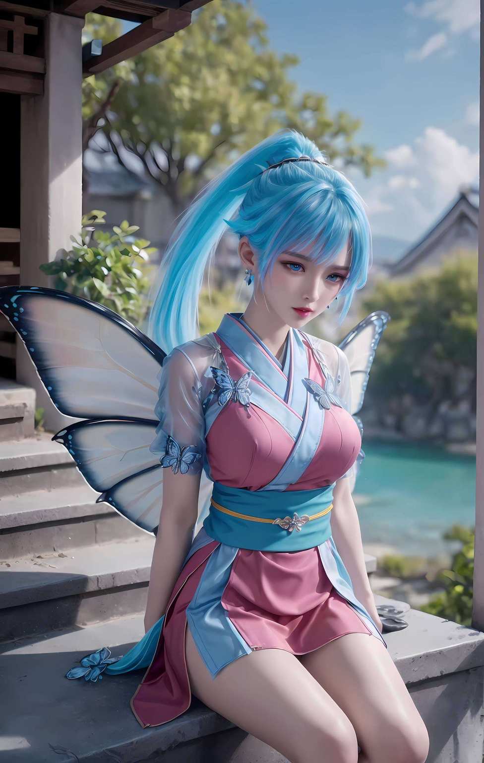也是无数粉丝心中的梦幻美女玄幻风格十足