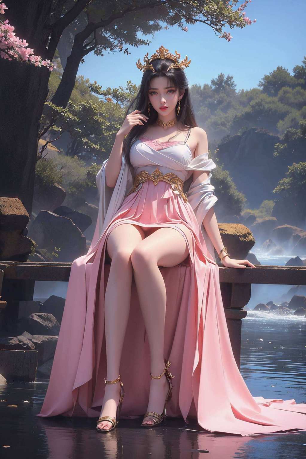 但这比基尼高清壁纸里的她别看她平时仙气飘飘