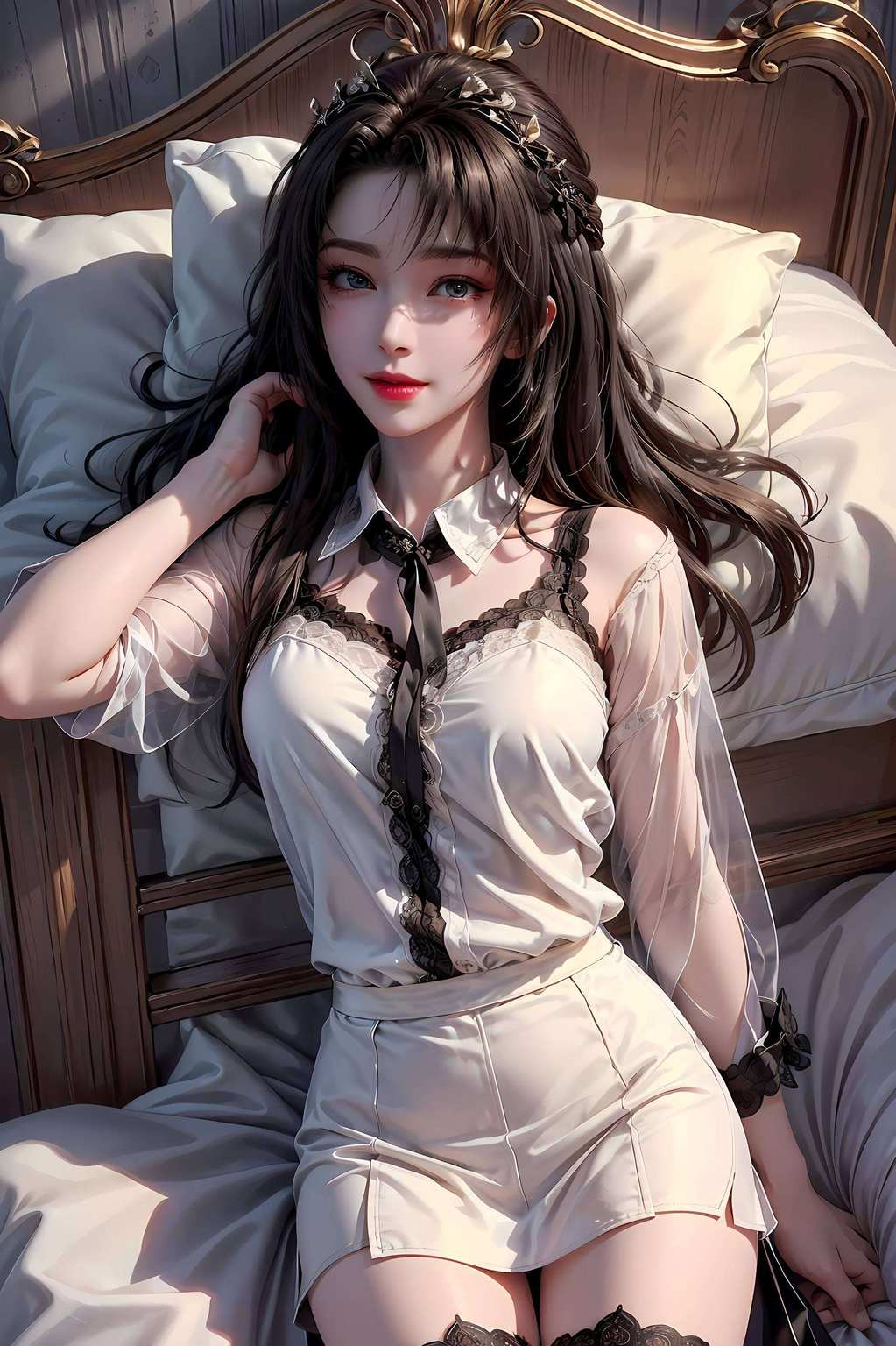 画卷壁纸之中动漫美女