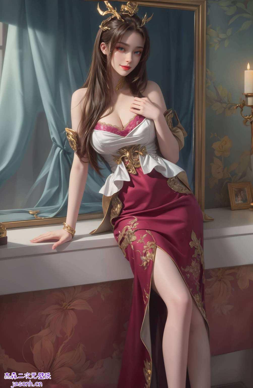 犹如完美的世界中的精灵令人陶醉于那神秘的玄幻氛围之中