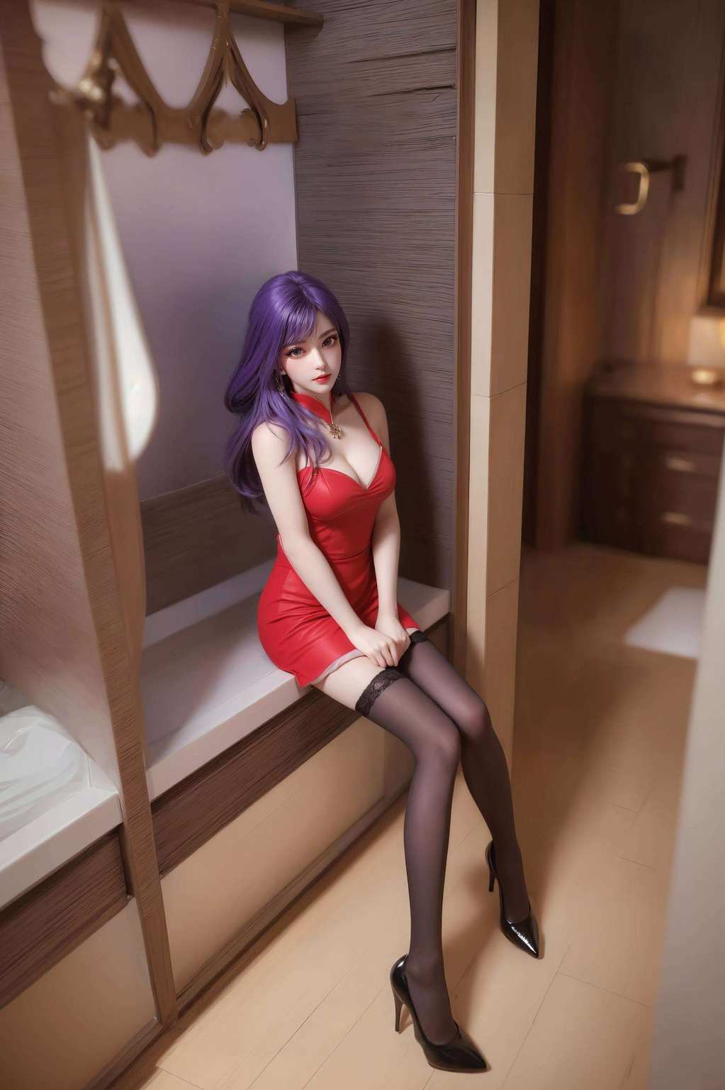 女神翩翩英姿焕发