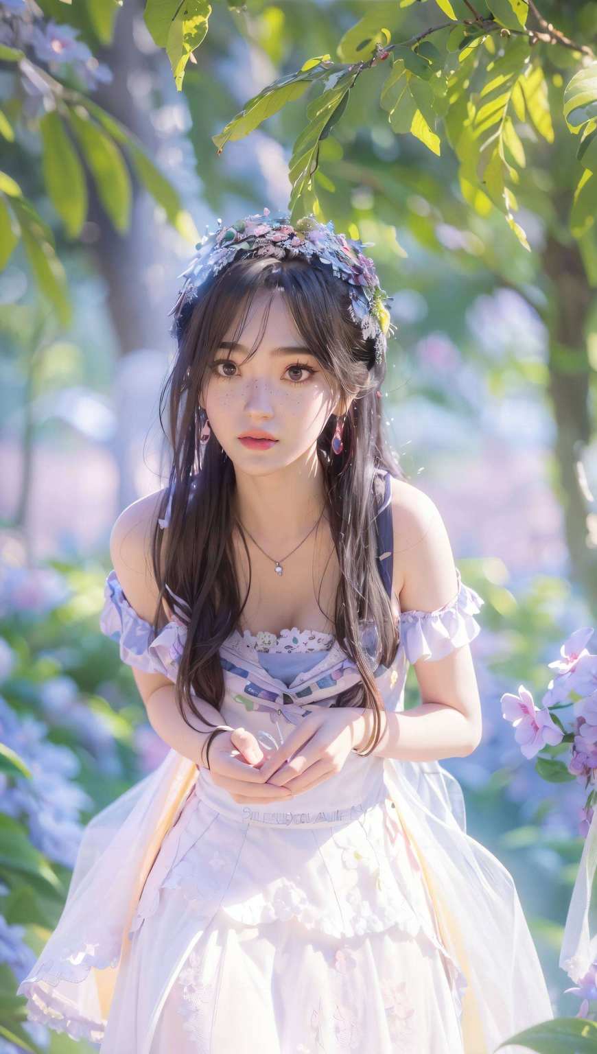 玄幻风格十足都绝对让人眼前一亮！屠丽那如梦似幻的眼神