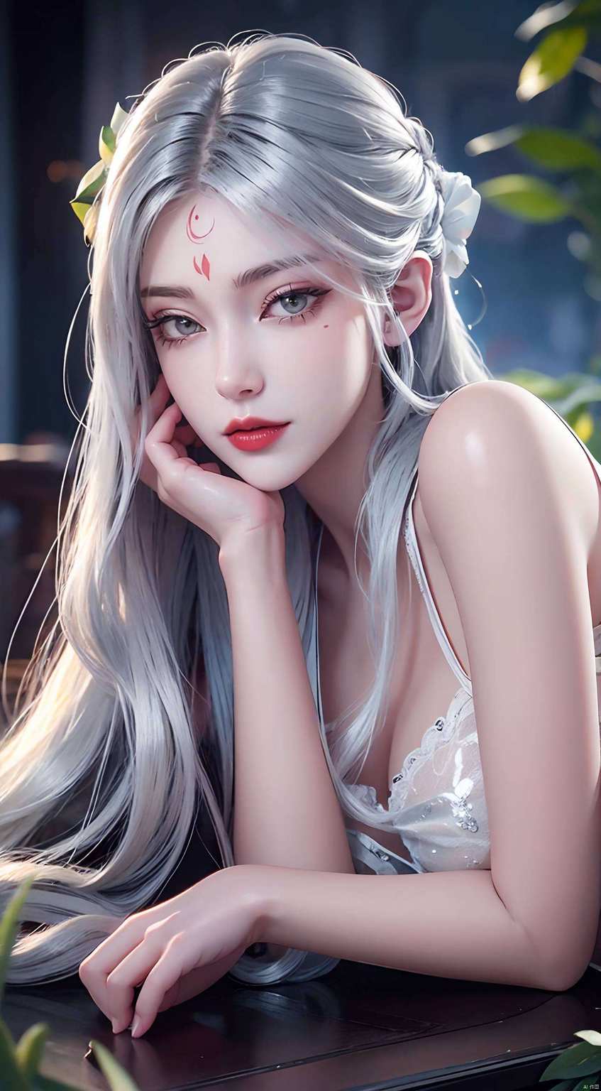 仿佛一袭白衣就能把所有的目光都吸引过来小白