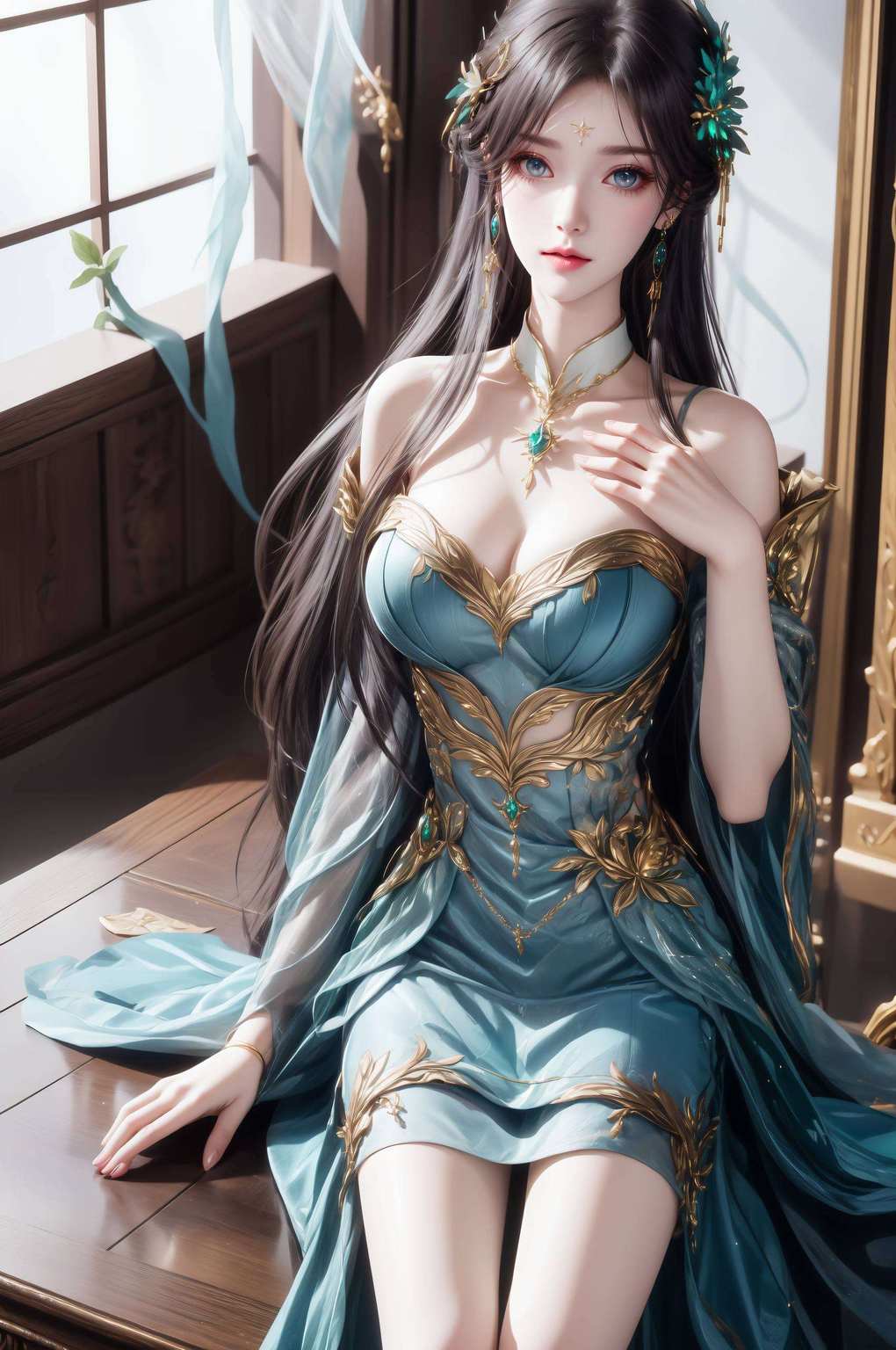美得仿佛是从壁画中走出来的古典女神还能保护你的眼睛