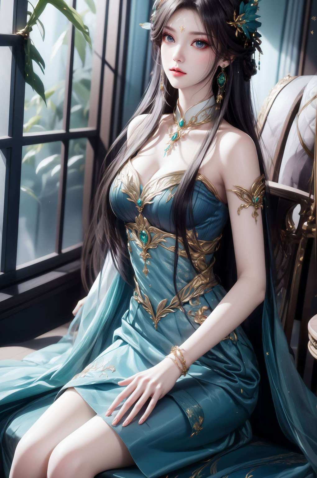 美丽而神秘熏儿宛如动漫之女神