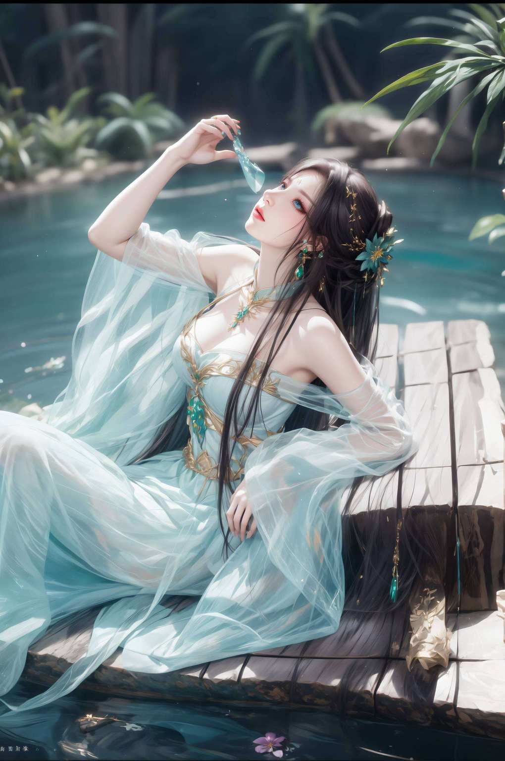 亦是我国国漫界的女神宛若来自远古的仙子