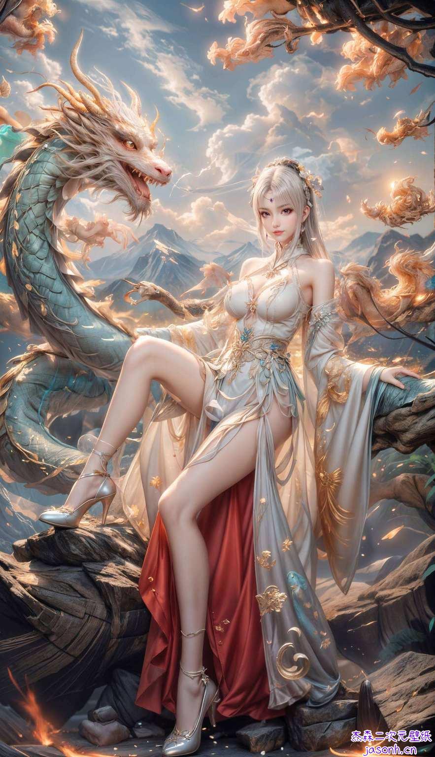 她那独特的厄难毒体魅力让你的桌面成为众人羡慕的焦点