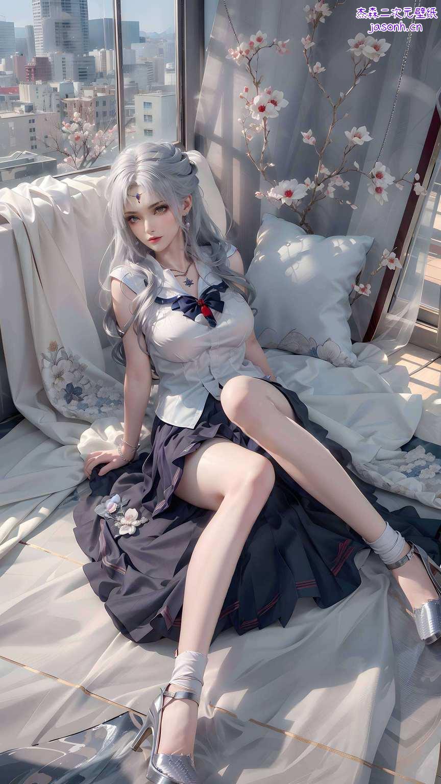 变成了最美的风景线这壁纸