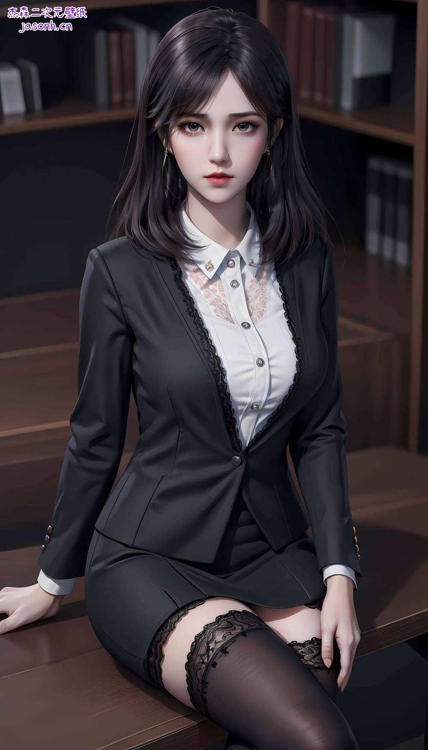 还有那些动漫美女的灵动给你的电脑穿上这身极简壁纸新衣