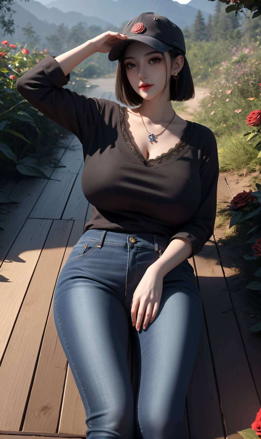 杨小瑾以优雅之姿穿梭于古风画卷