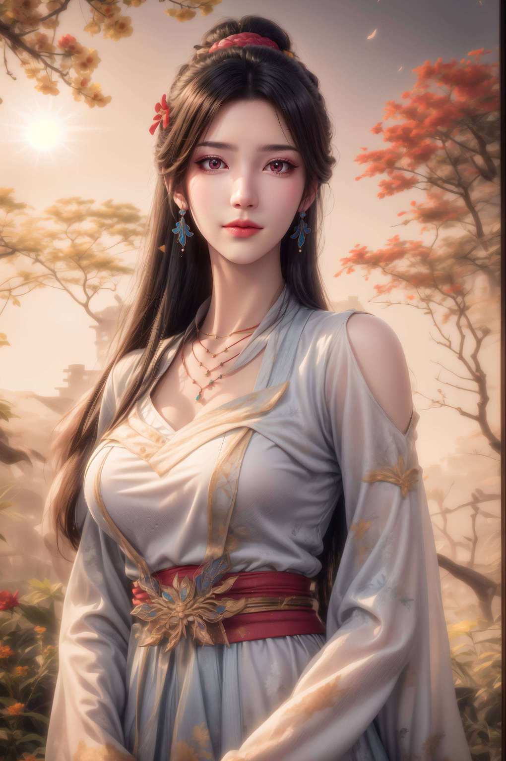 这位英勇的男主角与她共舞江湖