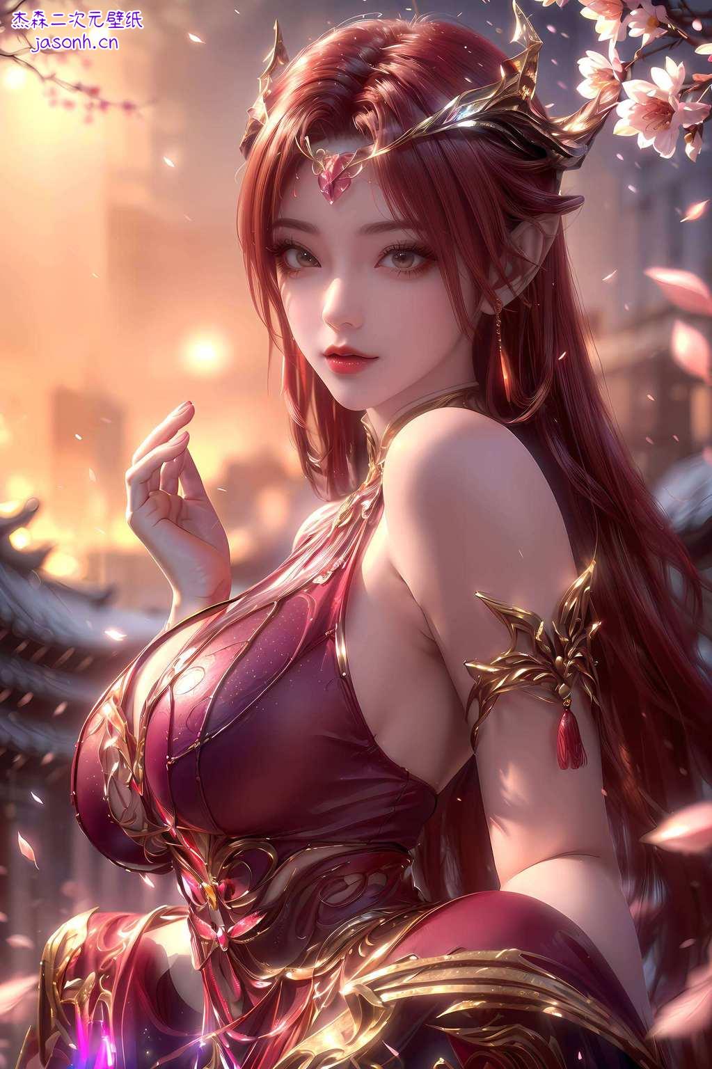 妖夜图片里的她们仿佛从玄幻世界穿越而来