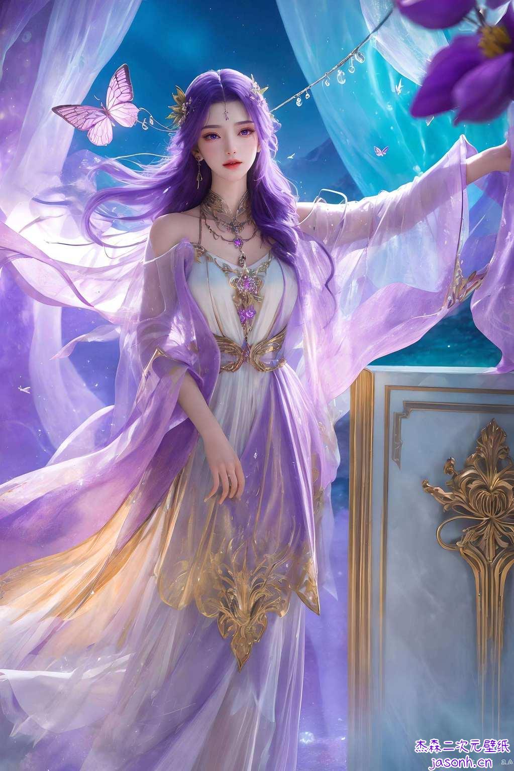 那眉眼如画分明是一幅流动的国画
