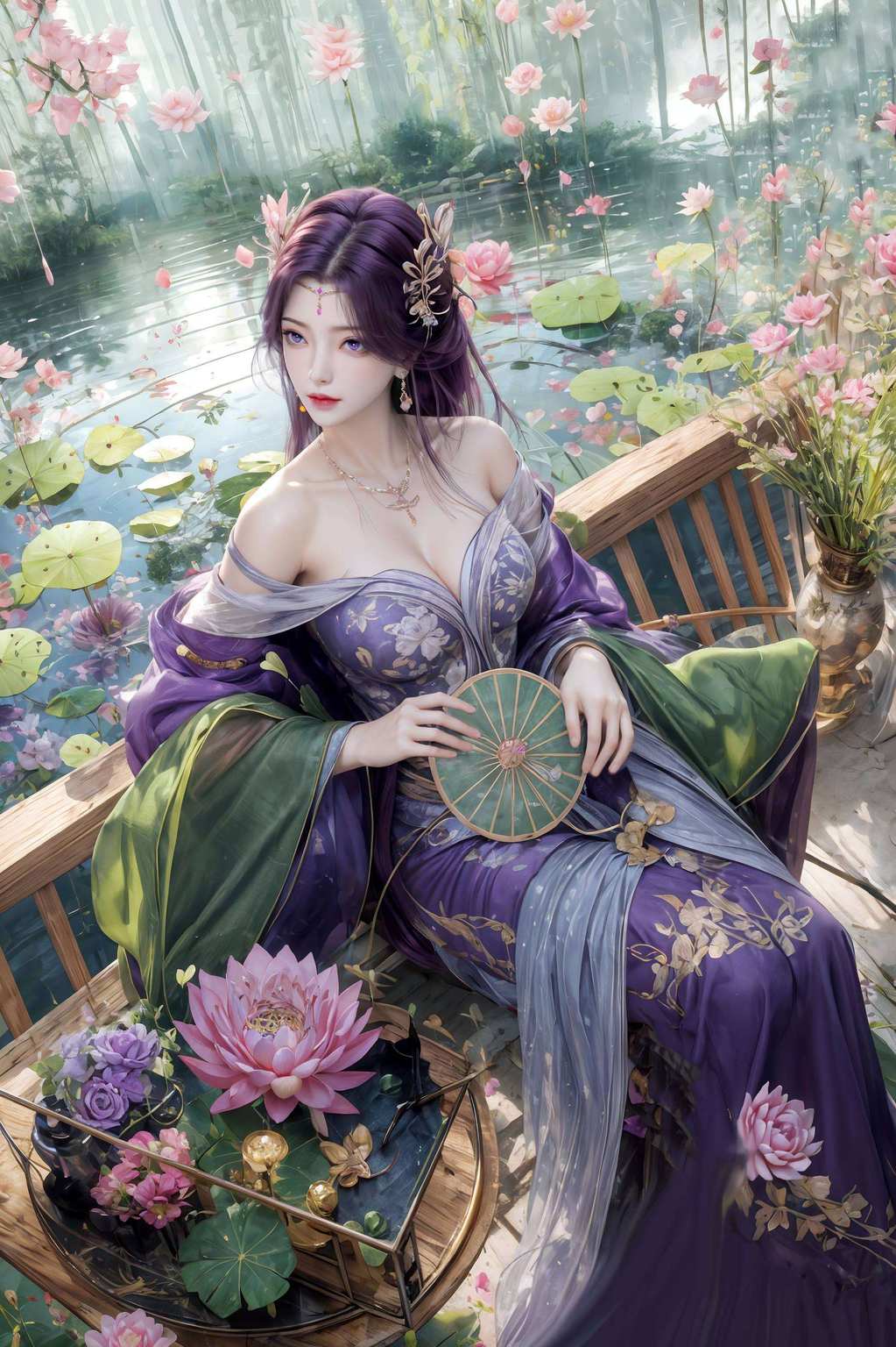 感受国漫与动漫美女们的魅力每一个都是美得不可方物！🌸 玄幻风格的完美世界壁纸