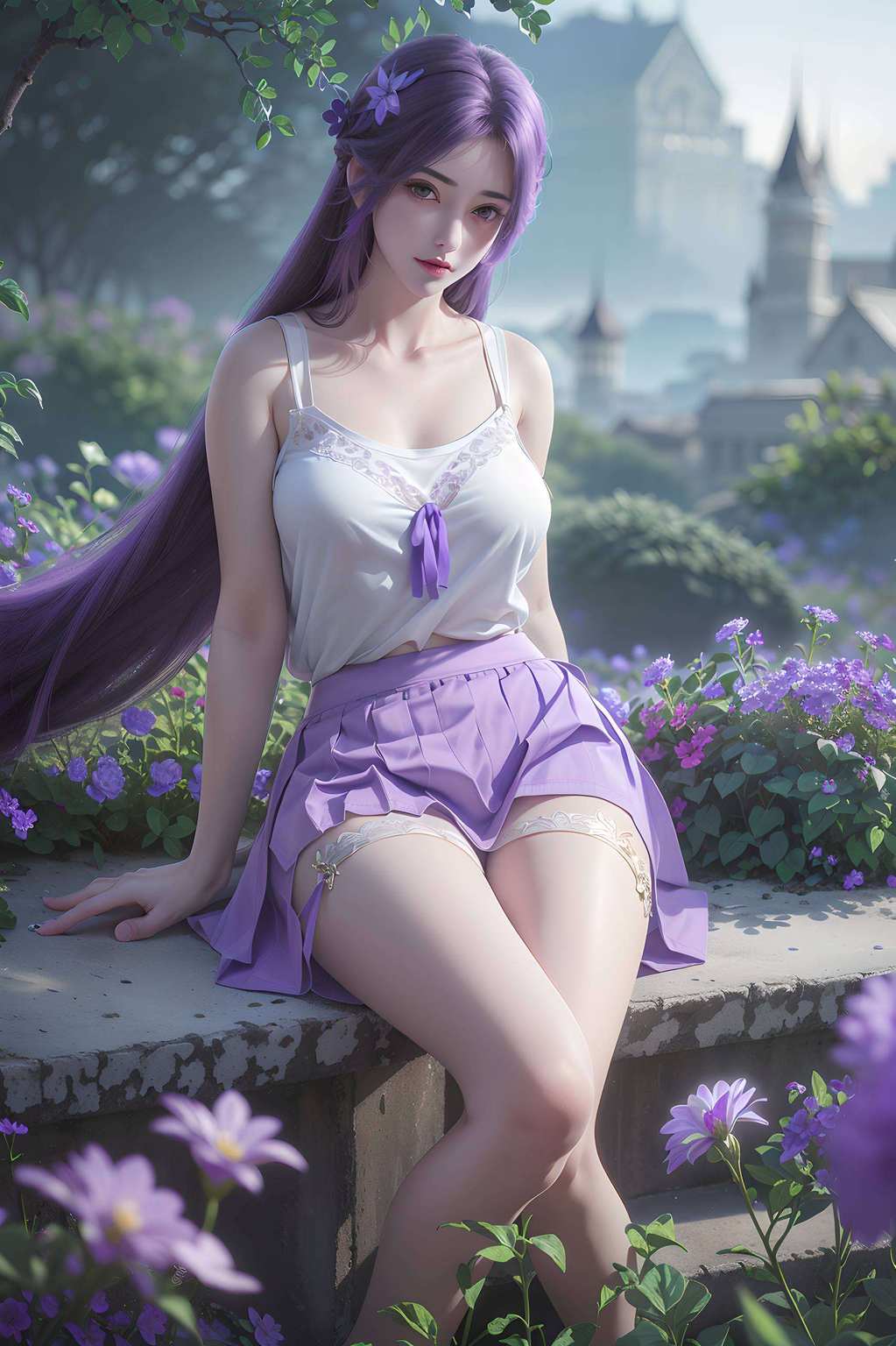 美女云曦尽显芳华