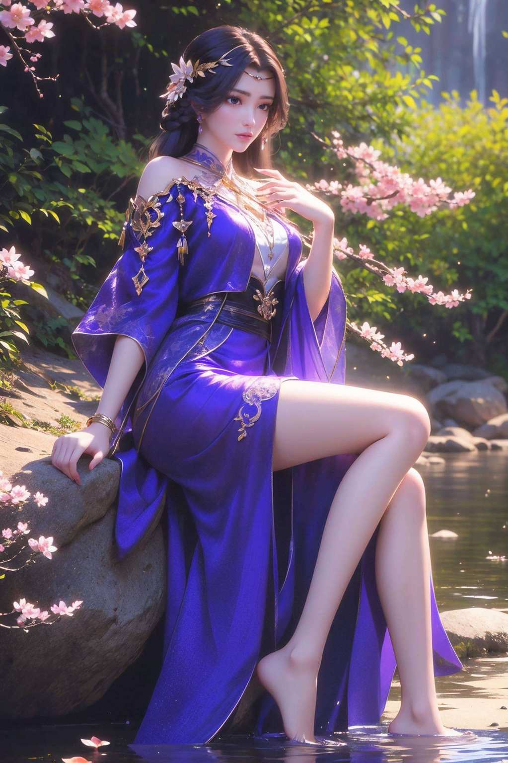 美女云曦之半脸壁纸此乃国漫完美世界中