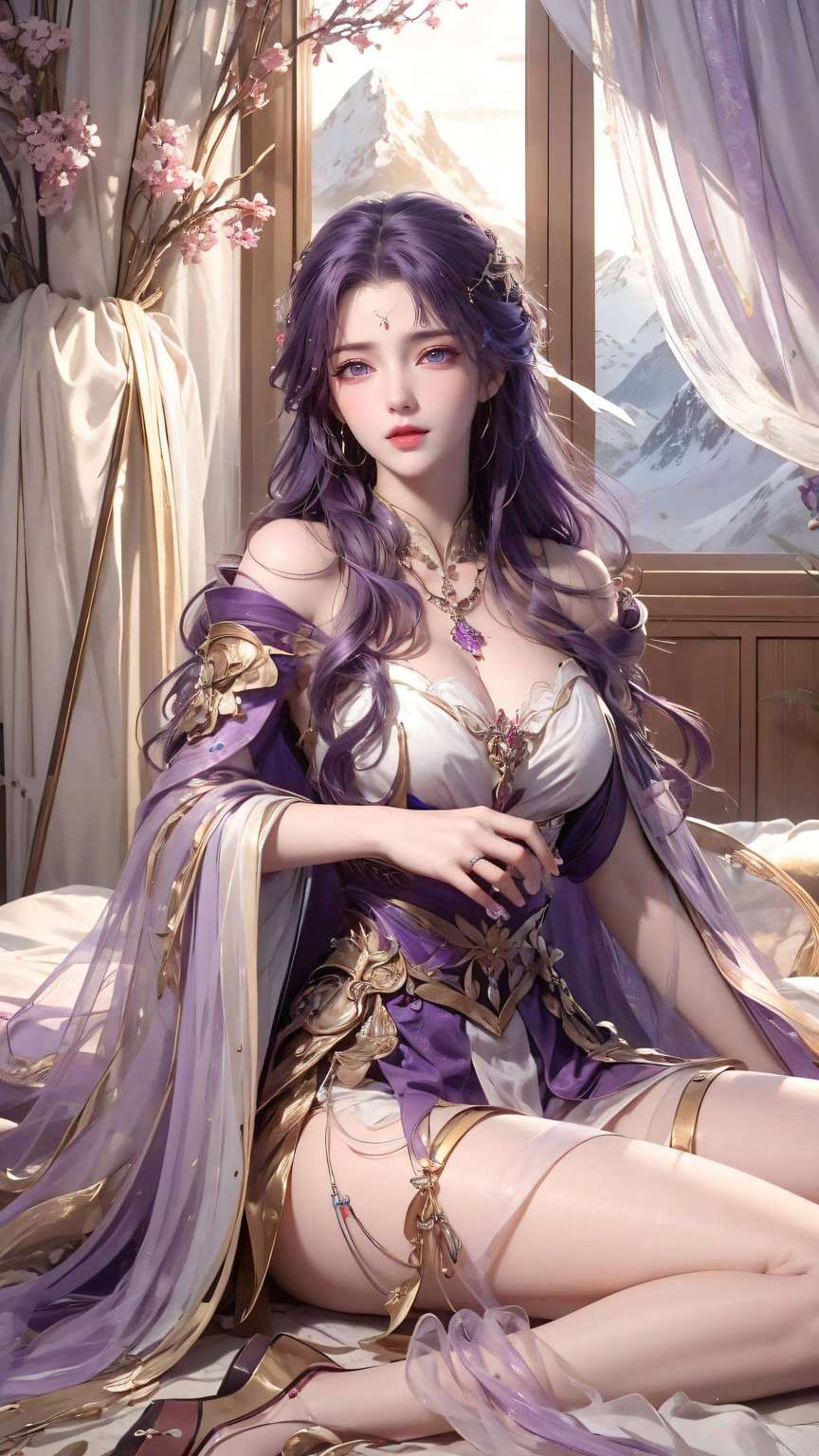 她是完美世界的绝世美女令人神往不已
