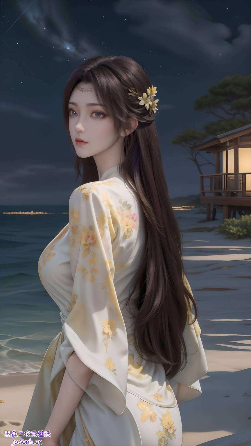 咱们国漫界的女神一枚！瞧她那飘逸的长发简直就是 desktop 必备良品