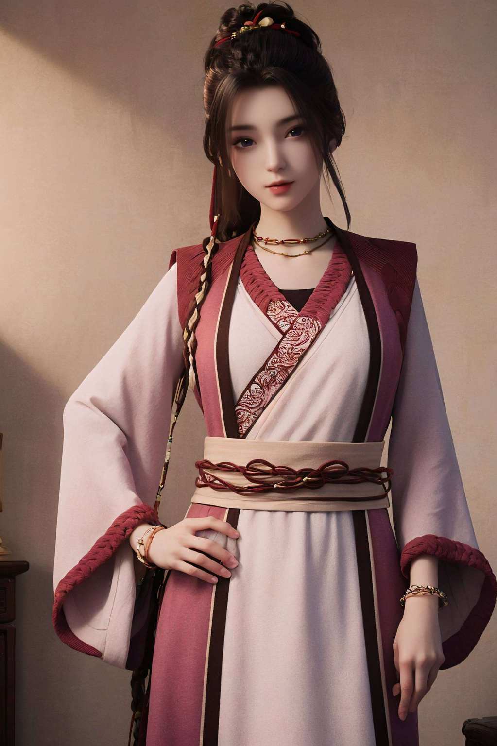 眉眼含春从《诛仙》中走出的她