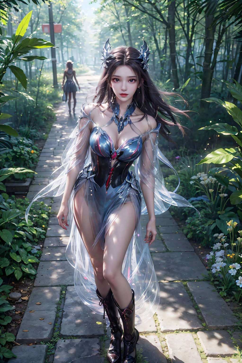 宛如画中仙子彰显国漫之美