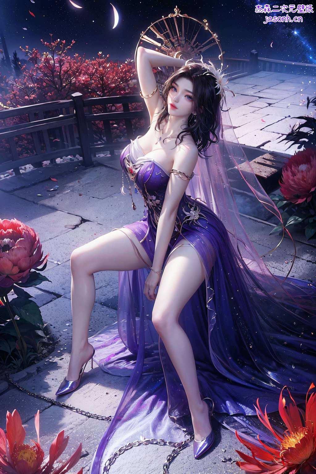 这壁纸无论是紫灵壁纸
